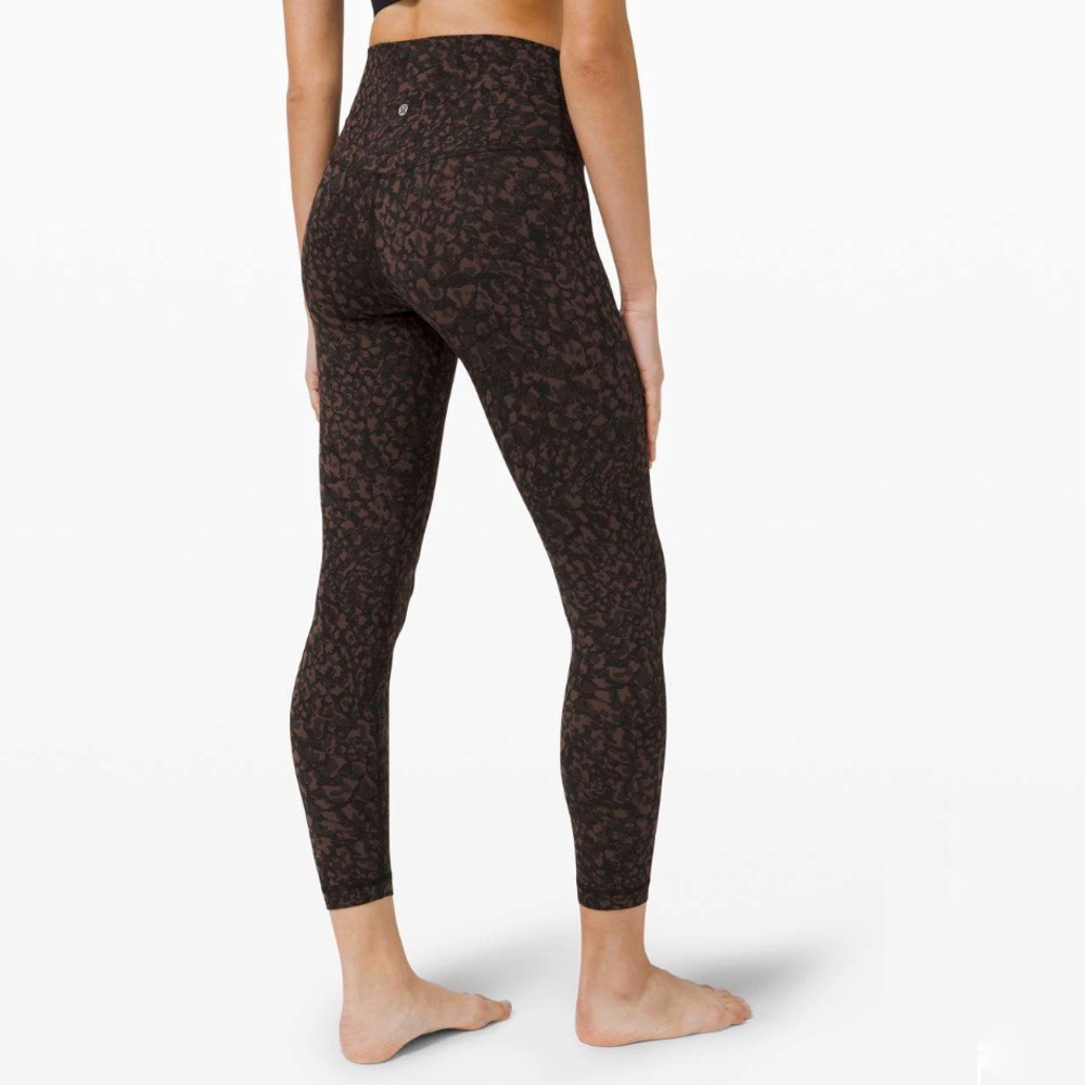 Lululemon | Align Pant II 25" Wild Thing‎ Camo Brown Earth Multi Size 4